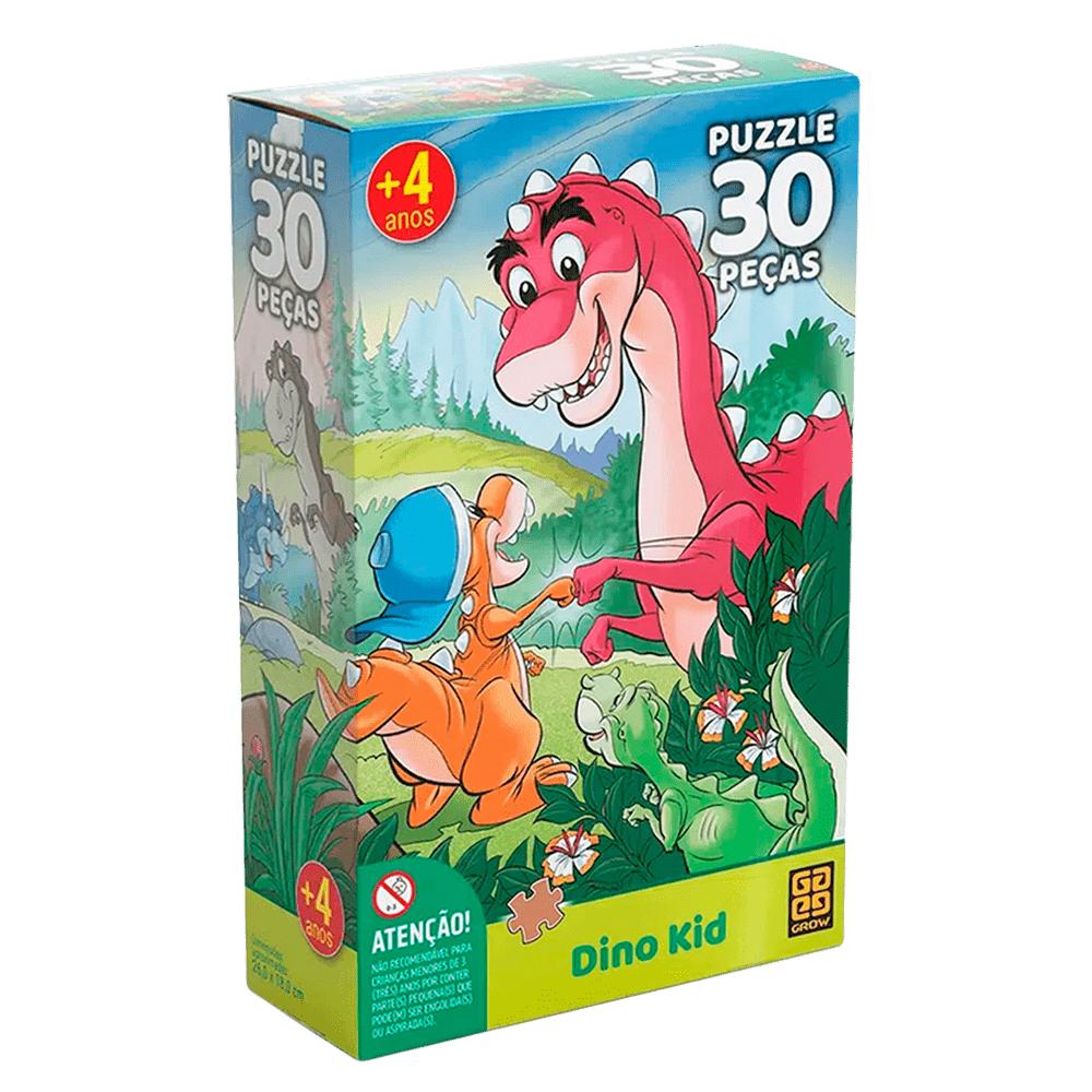 Puzzle 30 peças Dino Kid - Loja Grow