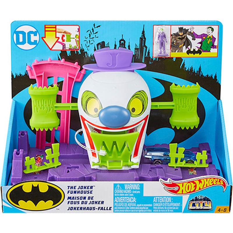 Hot Wheels DC Batman Pista de Vilões Coringa - GBW50 - Mattel - Ri Happy