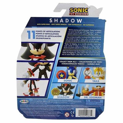 Boneco Shadow - Sonic The Hedgehog - Sega - Fun