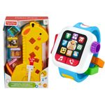 Kit-Fisher-Price---Girafa-Peek-a-Blocks-e-Meu-Primeiro-Smartwatch_Frente