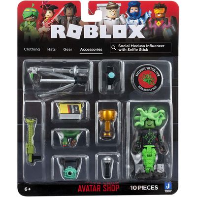 Boneco Roblox Avatar Shop - Pack Figura Punks + Cód Virtual - Ri Happy