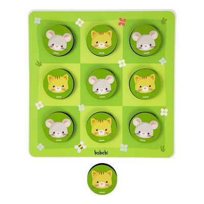 Jogo Da Velha Tabuleiro Infantil Educativo Entre Gato E Rato - Ri Happy