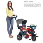 Triciclo-De-Passeio-e-Pedal---Reclinavel---Velobaby---Azul-Com-Capota---Bandeirante-3