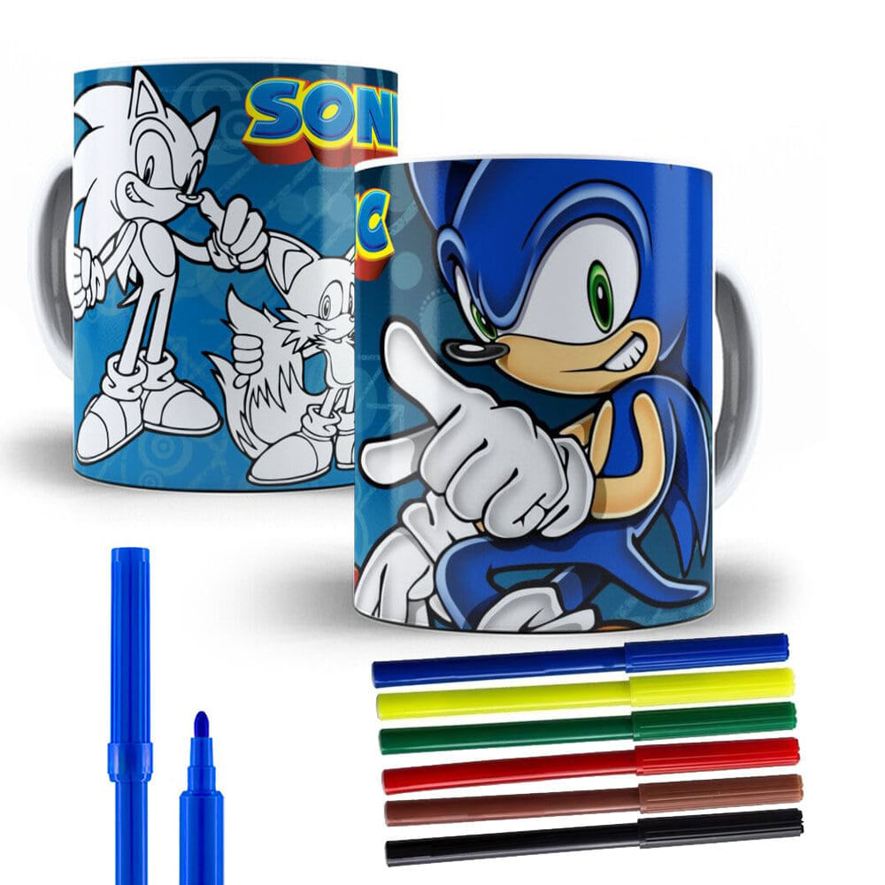 Caneca Do Sonic Em Alta Resolução - Imperio - Caneca - Magazine Luiza