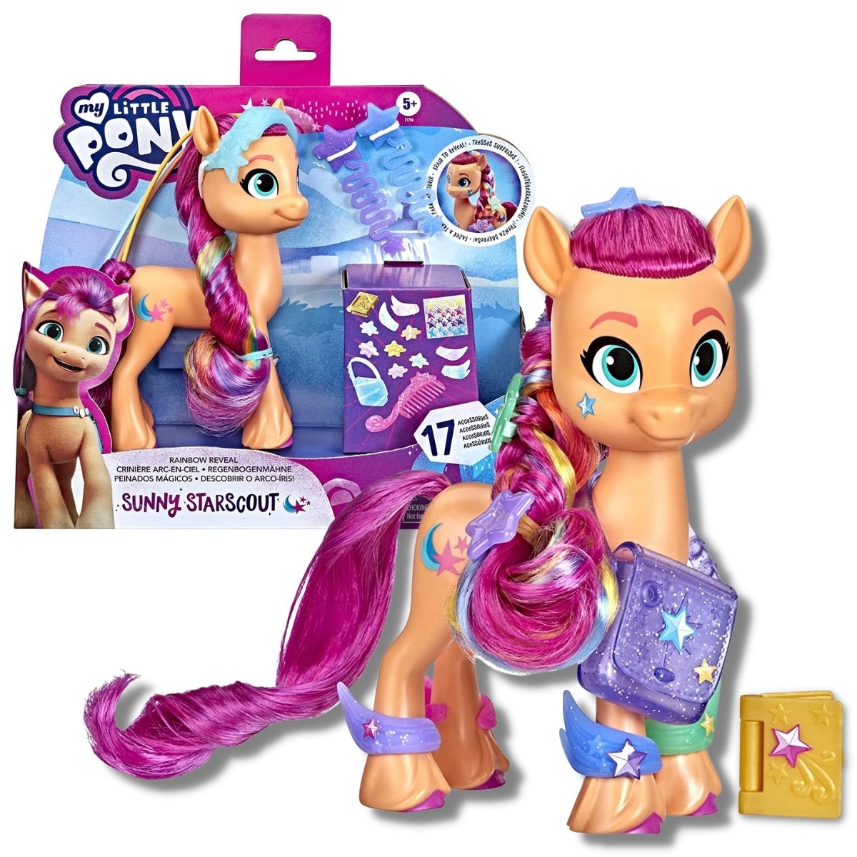 Figura de Ação - My Little Pony - A New Generation - Descobrir o Arco-Íris  - Hasbro - D'Or Mais Saúde