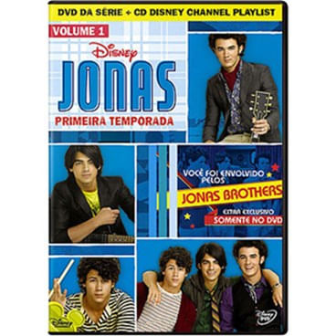 Confira DVD - Jonas Brothers - Primeira Temporada + CD - Rihappy
