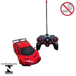 Carrinho de Controle Remoto - Hot Speeds - Vermelho - 1:18 - 22cm -  superlegalbrinquedos