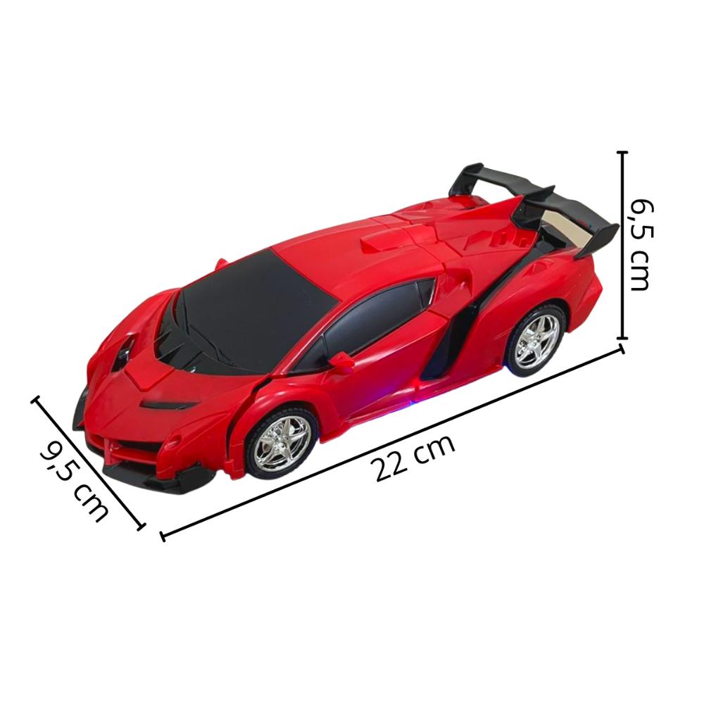 Carrinho de Controle Remoto - Hot Speeds - Vermelho - 1:18 - 22cm -  superlegalbrinquedos