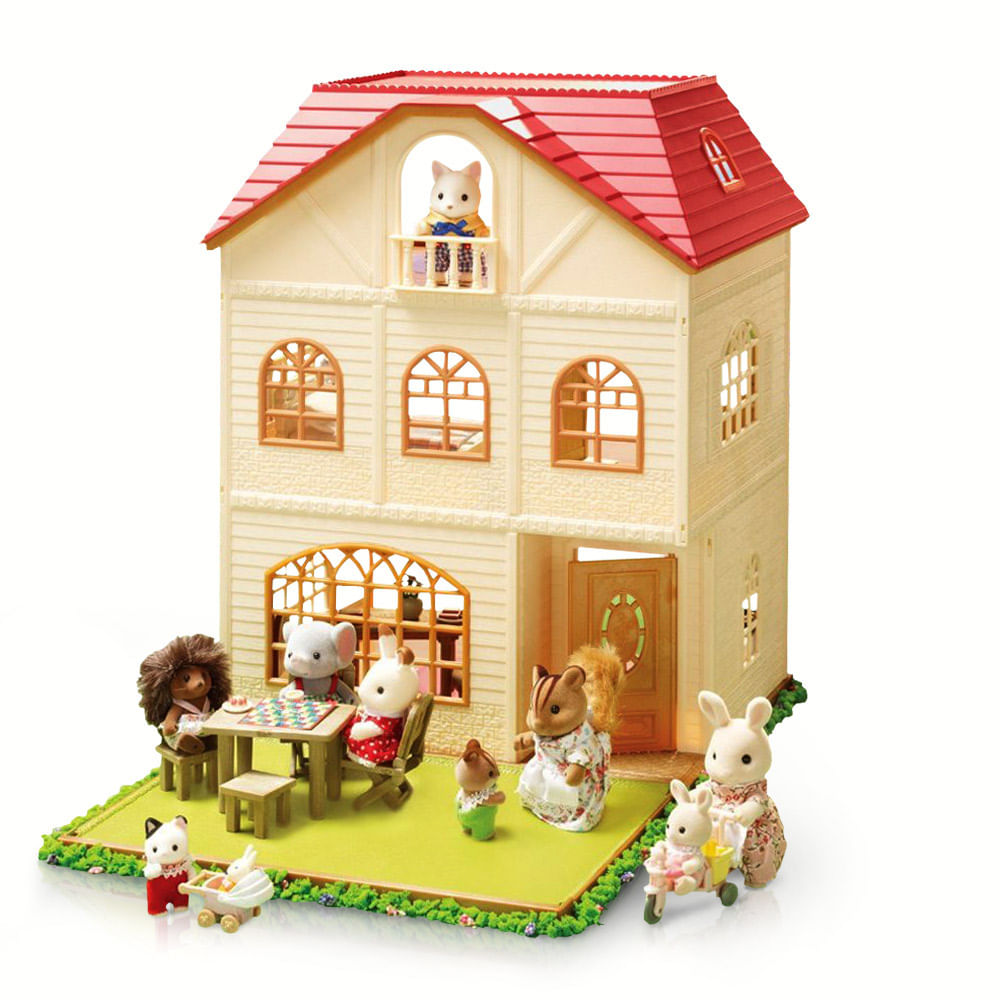 Story House Sylvanian Families Casa Plantas Confira Sylvanian