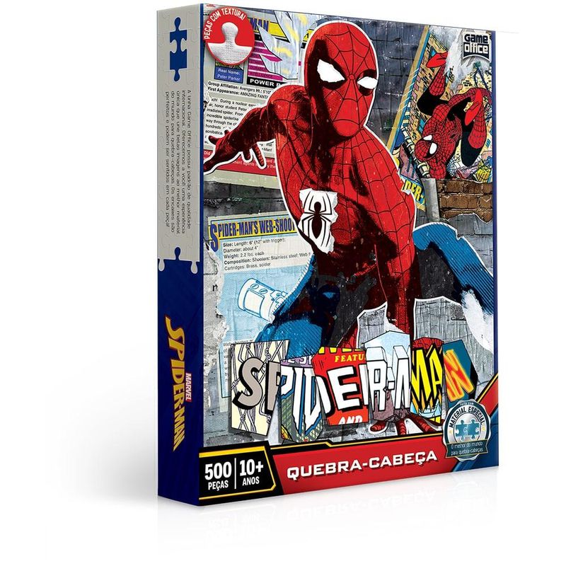 Jogo Quebra Cabeça Disney 20p Homem Aranha Montando Numeros - Loja Zuza  Brinquedos