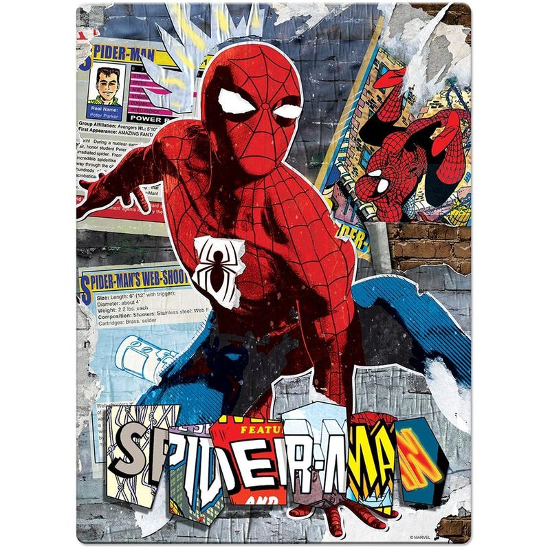 Jogo Quebra Cabeça Disney 20p Homem Aranha Montando Numeros