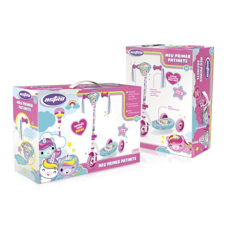 Patinete---Meu-Primeiro-Patinete---Unicornio---Astro-Toys---Rosa-1