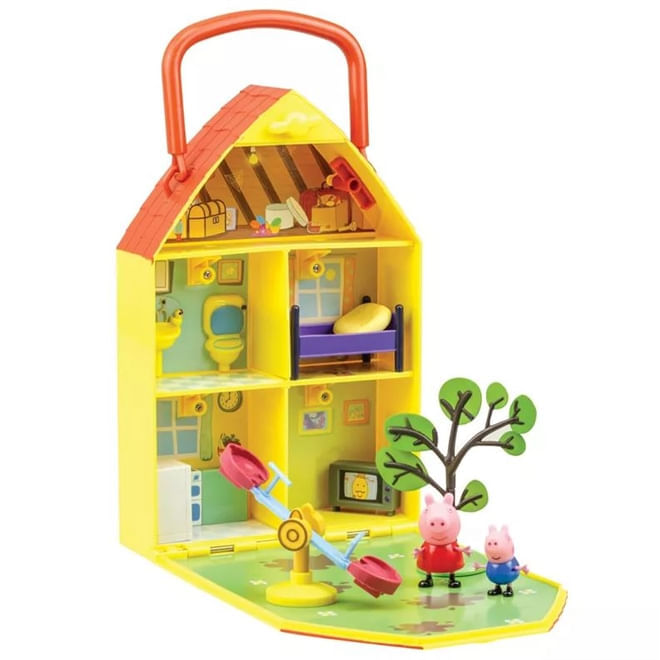 Casa com Jardim Peppa Pig - DTC - Ri Happy