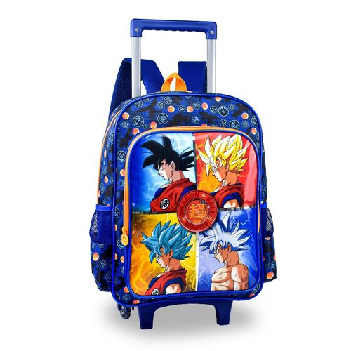 Mochila com Rodinhas - Dragon Ball - Goku - Azul - Clio Style