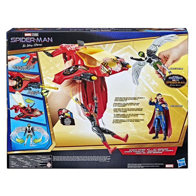 Conjunto-de-Bonecos-Articulados---Marvel---Homem-Aranha---Fuga-no-Jato-Aranha---15-cm---Hasbro-13