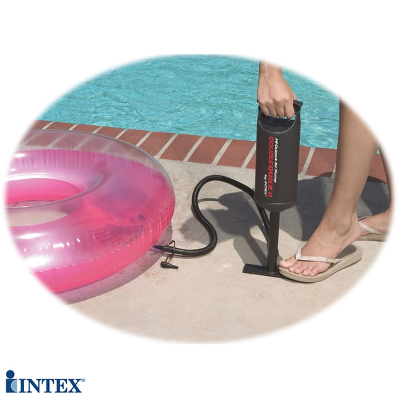 Bomba de Ar Double Quick II Intex Ri Happy