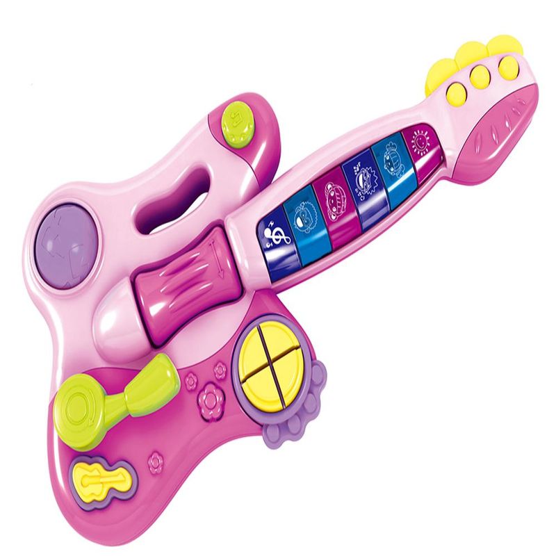 Guitarra-Eletrica-Infantil---Rosa---Multikids-Baby-0