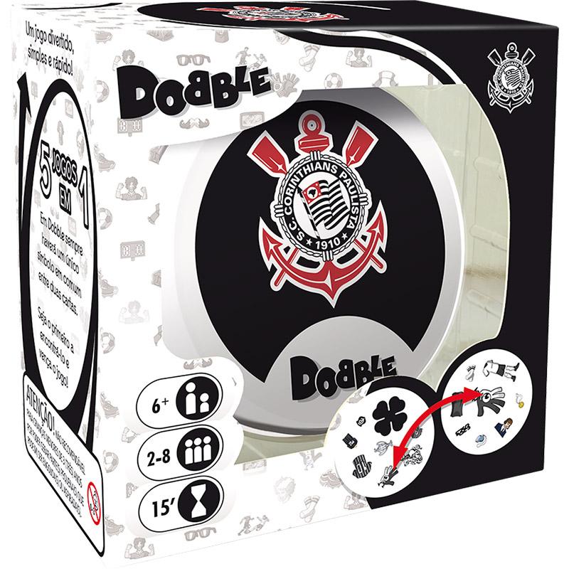 Jogo de Cartas - Dobble Futebol - Corinthians - 2 a 8 Jogadores - Galápagos