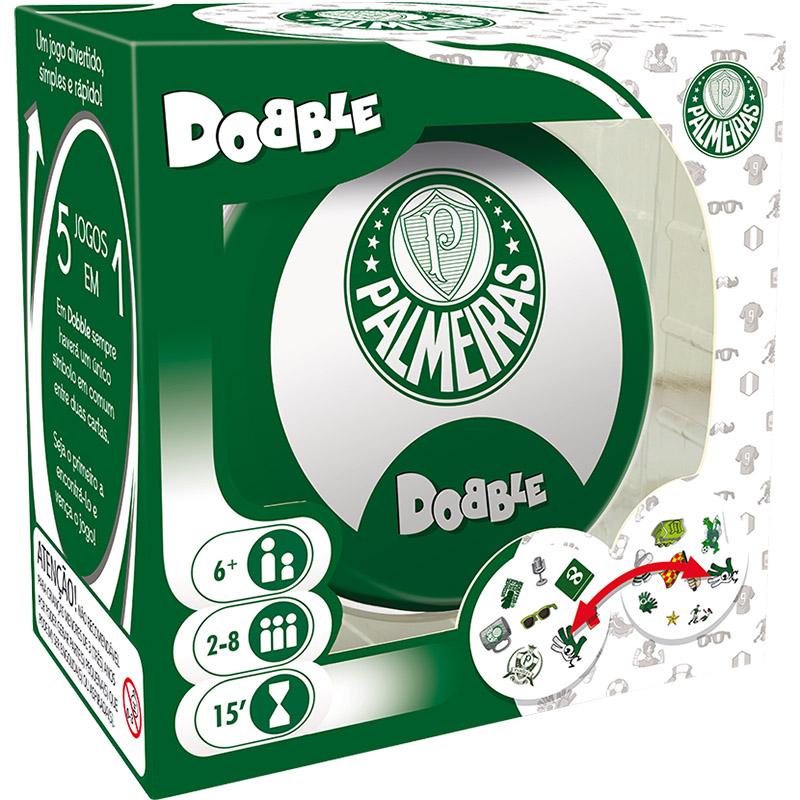 Jogo de Cartas - Dobble Futebol - Palmeiras - 2 a 8 Jogadores - Galápagos