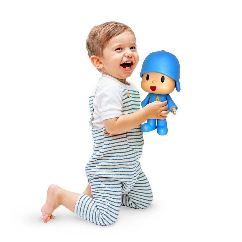 Boneco Pocoyo De Vinil Macio Desenho Infantil - Cardoso - Boneco