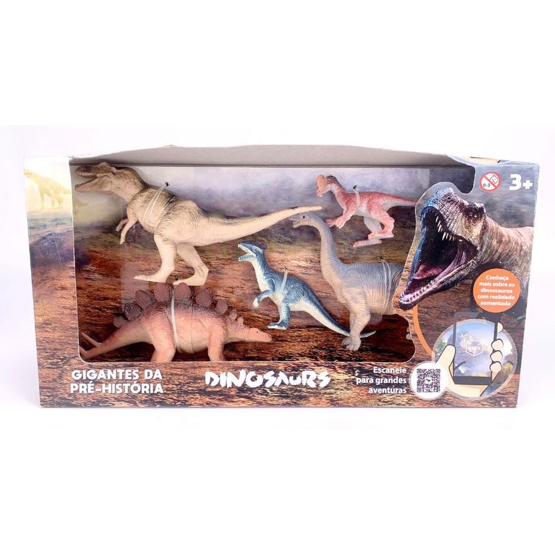 Conjunto-de-Figuras---Gigantes-da-Pre-Historia---Dinossaurs---FanFun-1