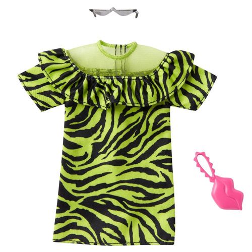 Acessórios para Boneca - Barbie Fashionista - Roupa - Camisa Tigre Verde - Mattel