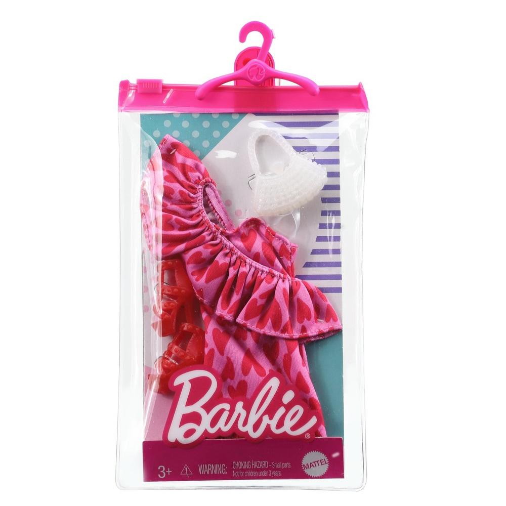 Acessórios para Boneca - Barbie Fashionista - Roupa - Vestido Rosa