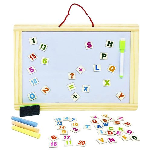 Brinquedo Educativo Lousa Magnética Infantil Imã Alfabeto