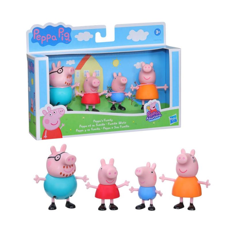 Mini-Figuras---Peppa-e-Sua-Familia-Classica---Peppa-Pig---Hasbro-2