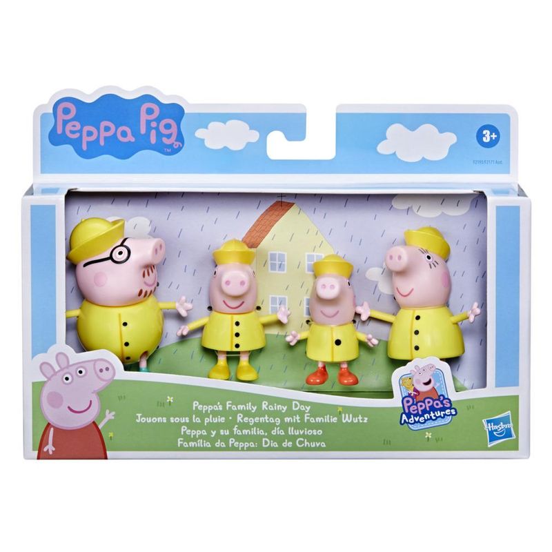 Mini-Figuras---Peppa-e-Sua-Familia-Dia-de-Chuva---Peppa-Pig---Hasbro-2