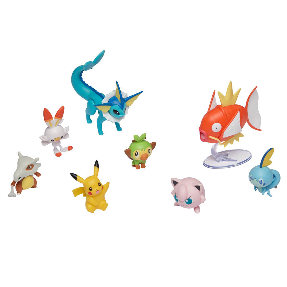 Pokémon Multi Pack Com 8 Figuras De Batalha - Ri Happy