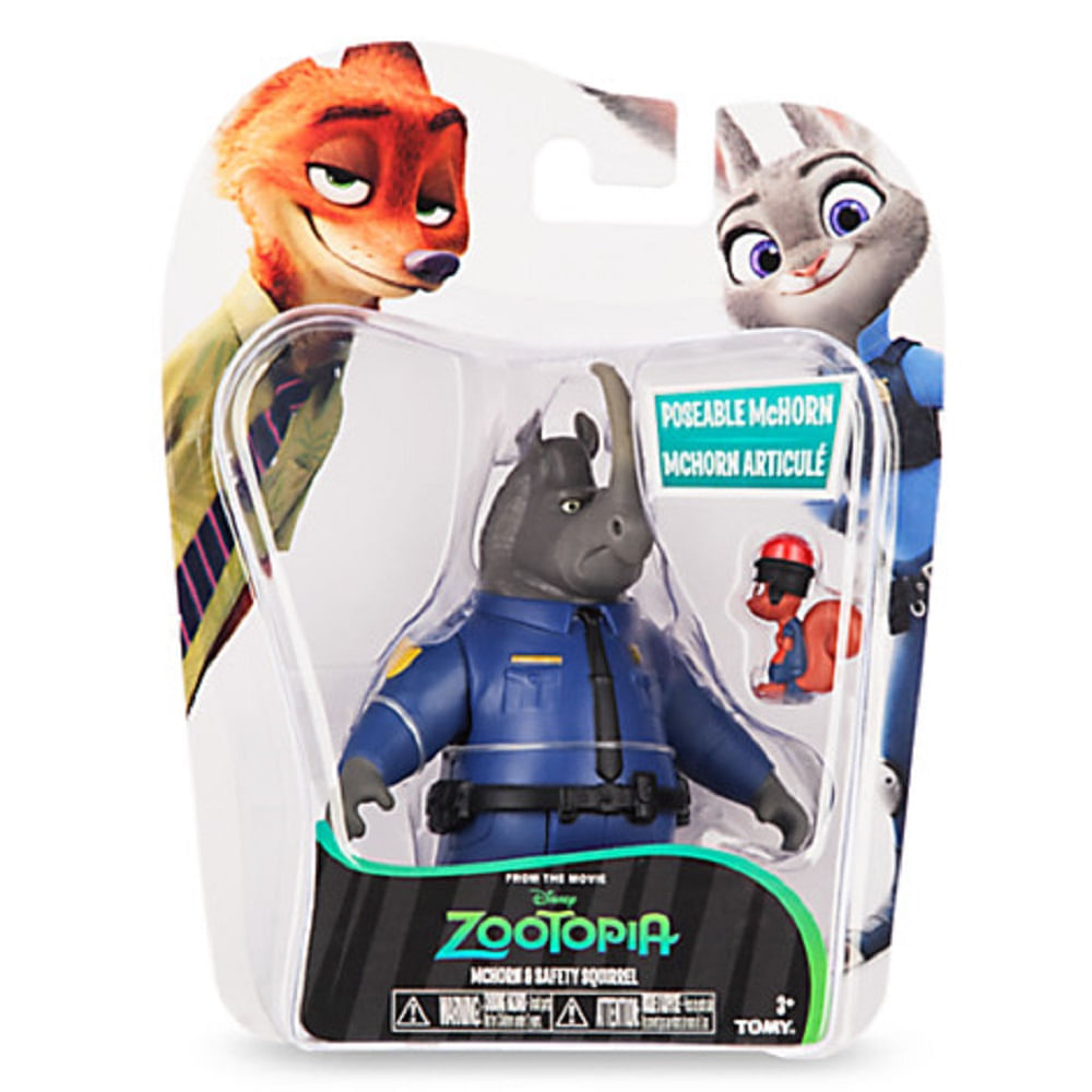 Zootopia - Figuras Pequenas - Mchorn & Safety Squirrel - Sunny