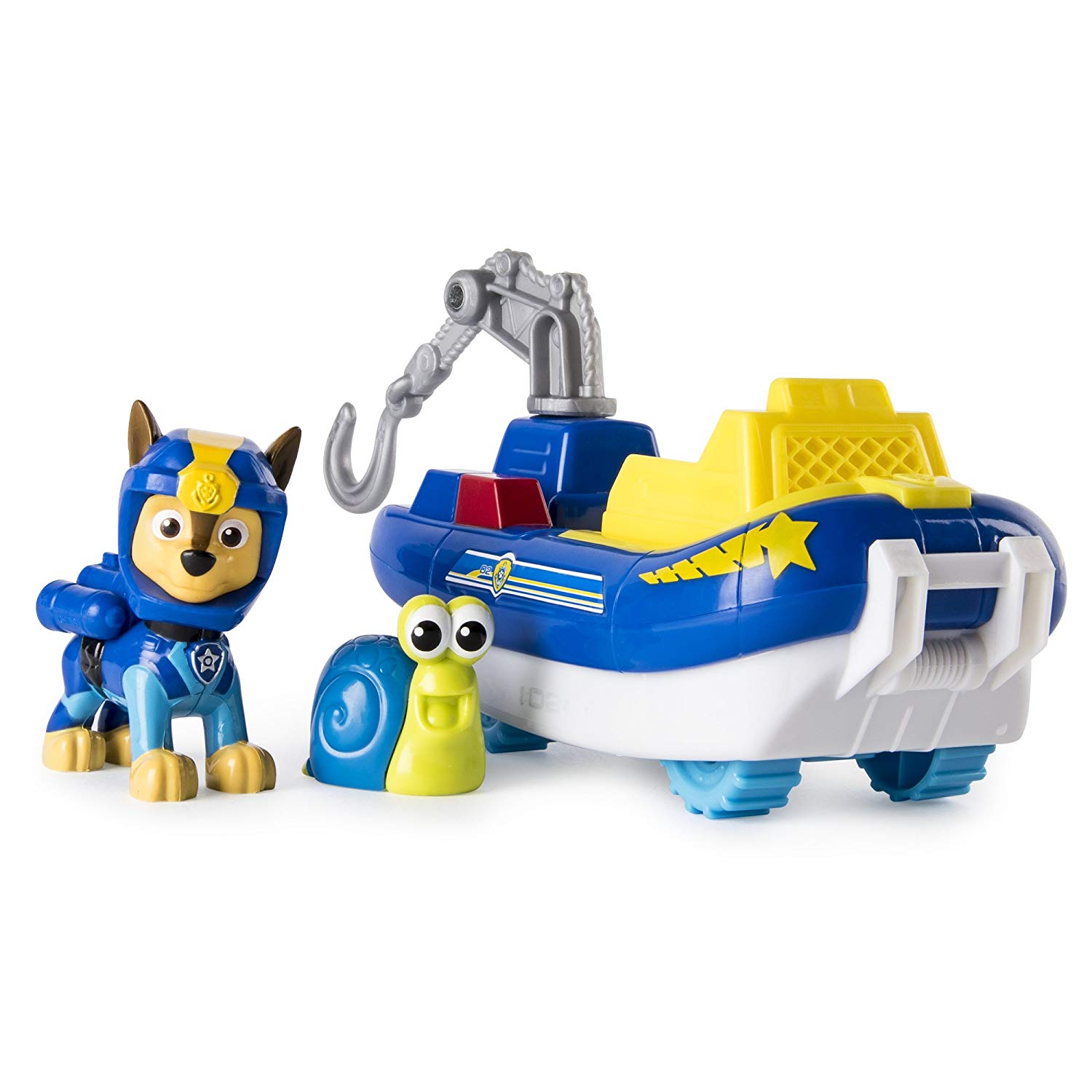 Patrulha Canina Veículo Sea Patrol com Figura Chase Sunny