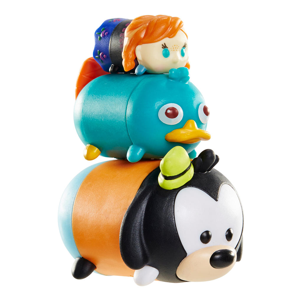 Tsum Tsum 3 Figuras - Pateta, Perry e Anna - Ri Happy