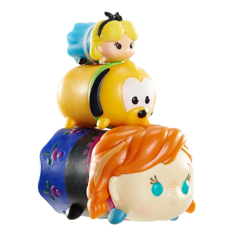 Tsum Tsum 3 Figuras - Anna, Pluto e Alice - Ri Happy