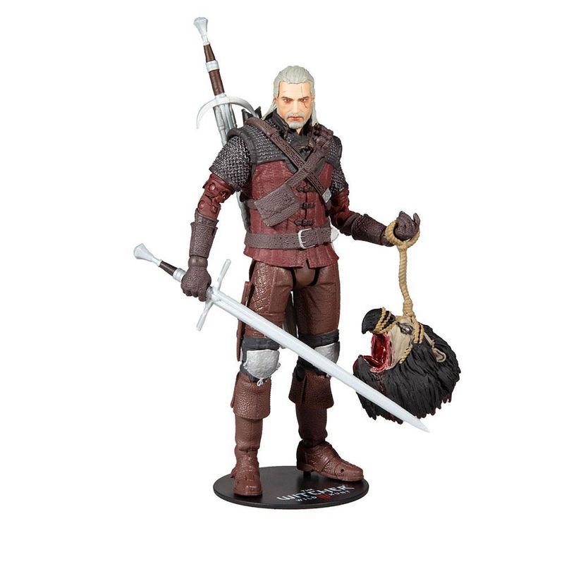 Boneco---The-Witcher---Geralt---Marrom---18cm---Fun-1