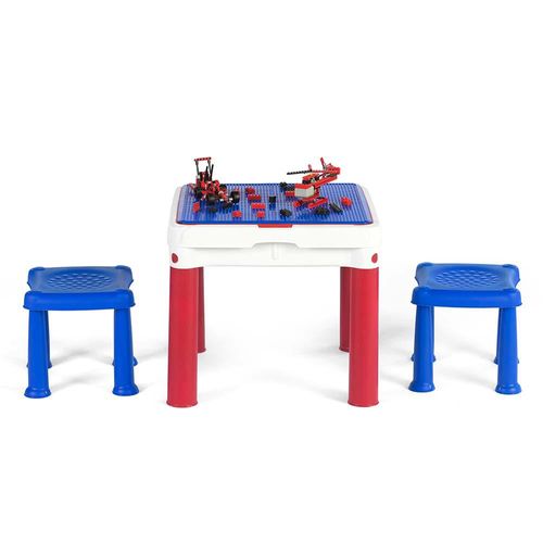 Conjunto de Atividades - Mesa e Cadeiras - Keter - Azul e Branco - Fun