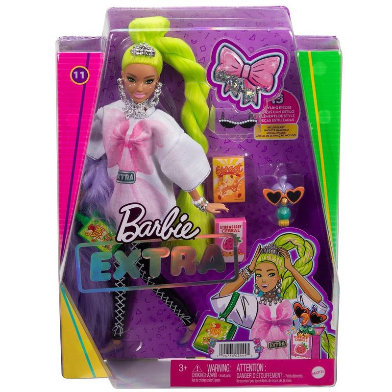 Boneca---Barbie---Extra---Cabelo-Verde-Neon---32cm---Mattel-0