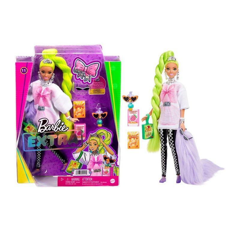 Boneca---Barbie---Extra---Cabelo-Verde-Neon---32cm---Mattel-1