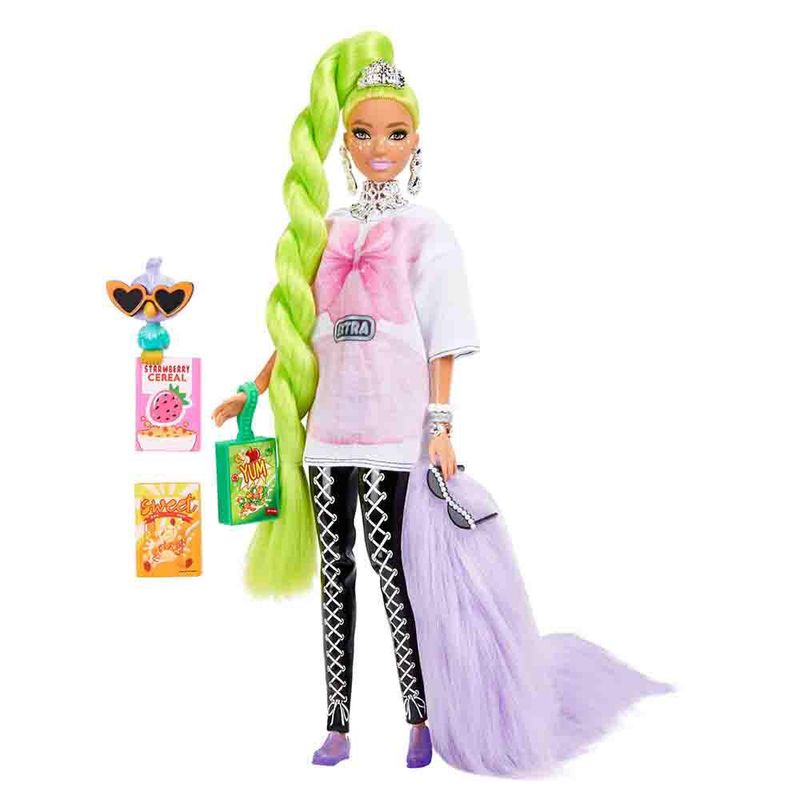 Boneca---Barbie---Extra---Cabelo-Verde-Neon---32cm---Mattel-2