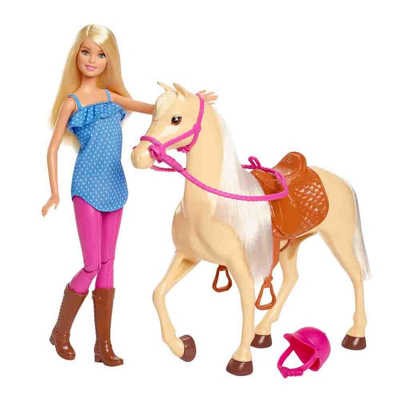 Boneca---Barbie---Com-Cavalo-Basico---32cm---Mattel-0