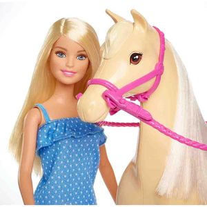 Boneca Barbie - Barbie Aventura da Princesa - Barbie e Cavalo Morning Star  - Mattel - Ri Happy