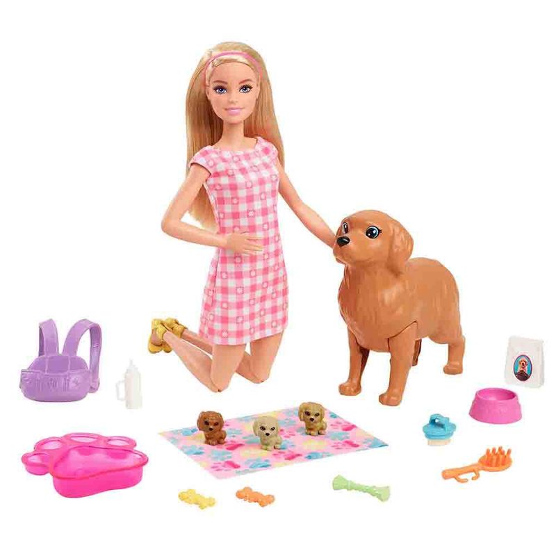 Boneca---Barbie---Cachorrinhos-Recem-Nascidos---32cm---Mattel-1