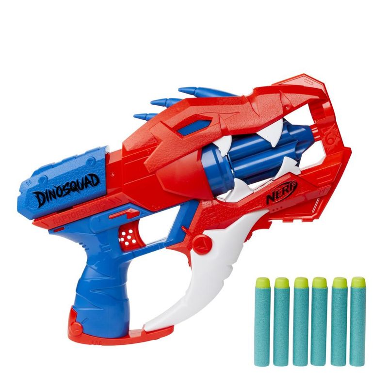 Lanca-Dardos---Nerf---Dinosquad-Raptor-Slash---6-Dardos---Hasbro-1