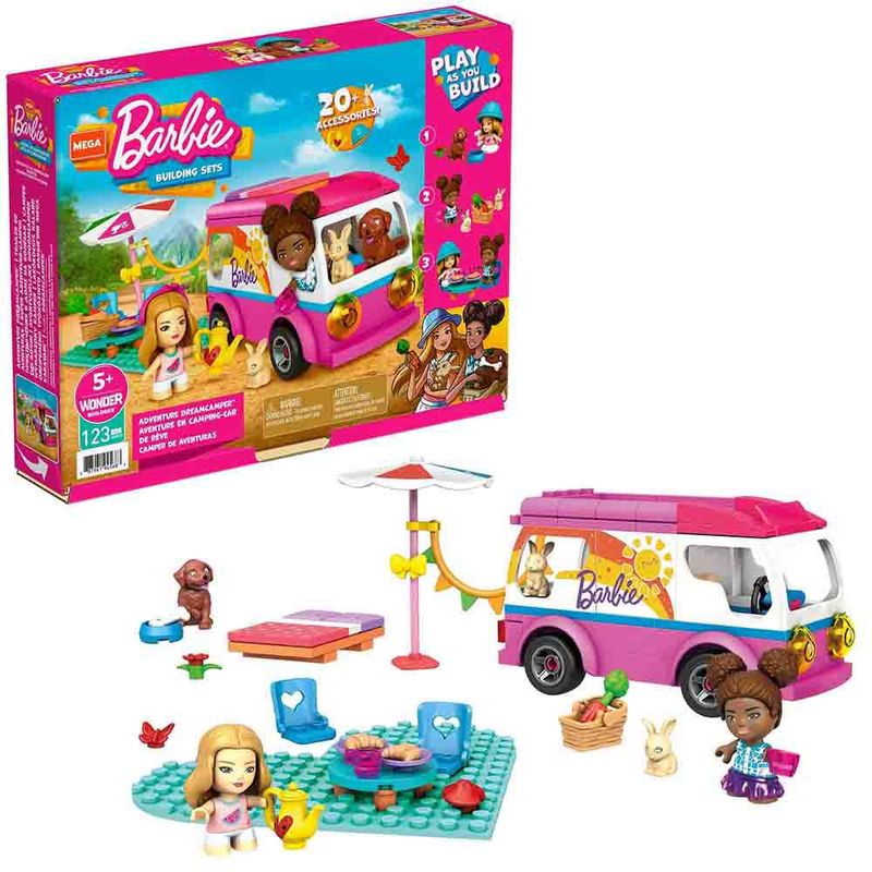 Blocos-de-Montar---Mega-Blocks---Barbie---Trailer-de-Aventuras---Mega-Construx---20cm-0