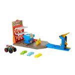 Hot-Wheels-Monster-Trucks-Estacao-De-Explosao---Hot-Wheels---Azul-e-Laranja---25Cm---Mattel-2