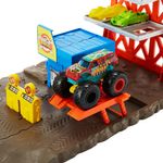 Hot-Wheels-Monster-Trucks-Estacao-De-Explosao---Hot-Wheels---Azul-e-Laranja---25Cm---Mattel-3