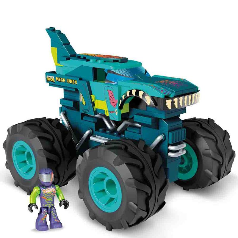 Blocos-de-Montar---Mega-Blocks---Hot-Wheels---Mega-Wrex-Monster-Truck---Mega-Construx---187-Pecas-1