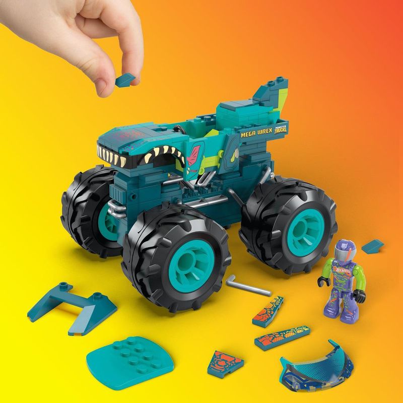 Blocos-de-Montar---Mega-Blocks---Hot-Wheels---Mega-Wrex-Monster-Truck---Mega-Construx---187-Pecas-6