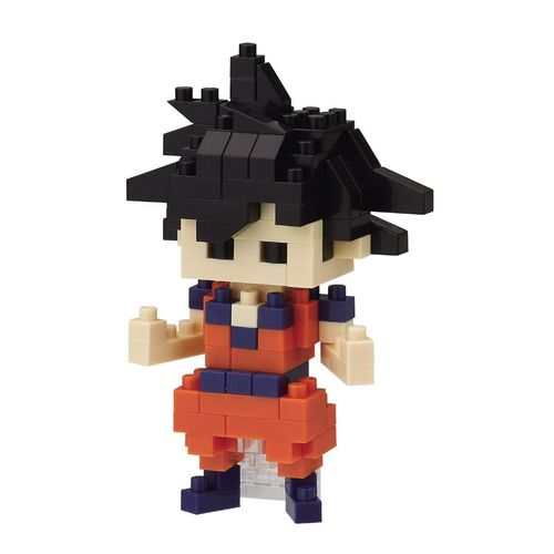 Bloco de Montar - Mattel - Dragon Ball Z - Goku - Nanoblock - 110 peças - 18 cm